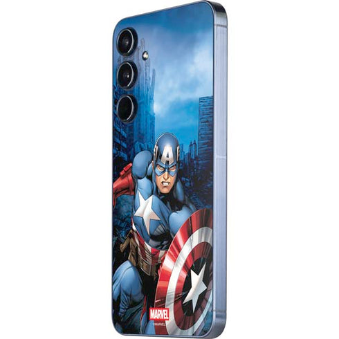 Marvel Captain America Portrait Galaxy A35 5G Skin
